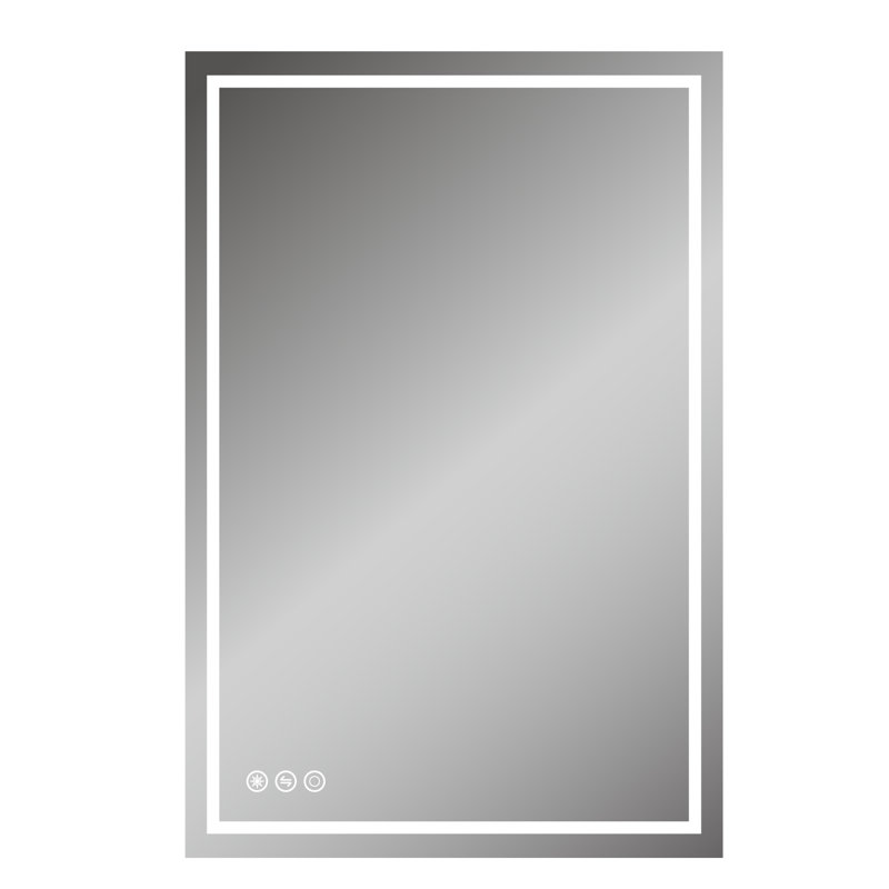 Boyel Living Rectangle LED Wall Mirror & Reviews Wayfair